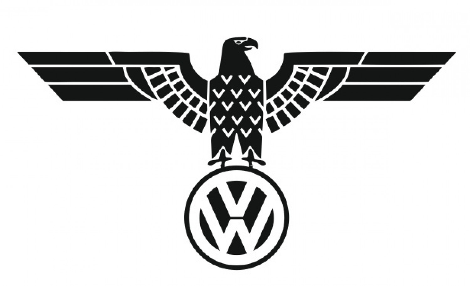 Volkswagen в лапах орла - zbs-sticker.by - Лучшие тематические стикеры для  вашего авто