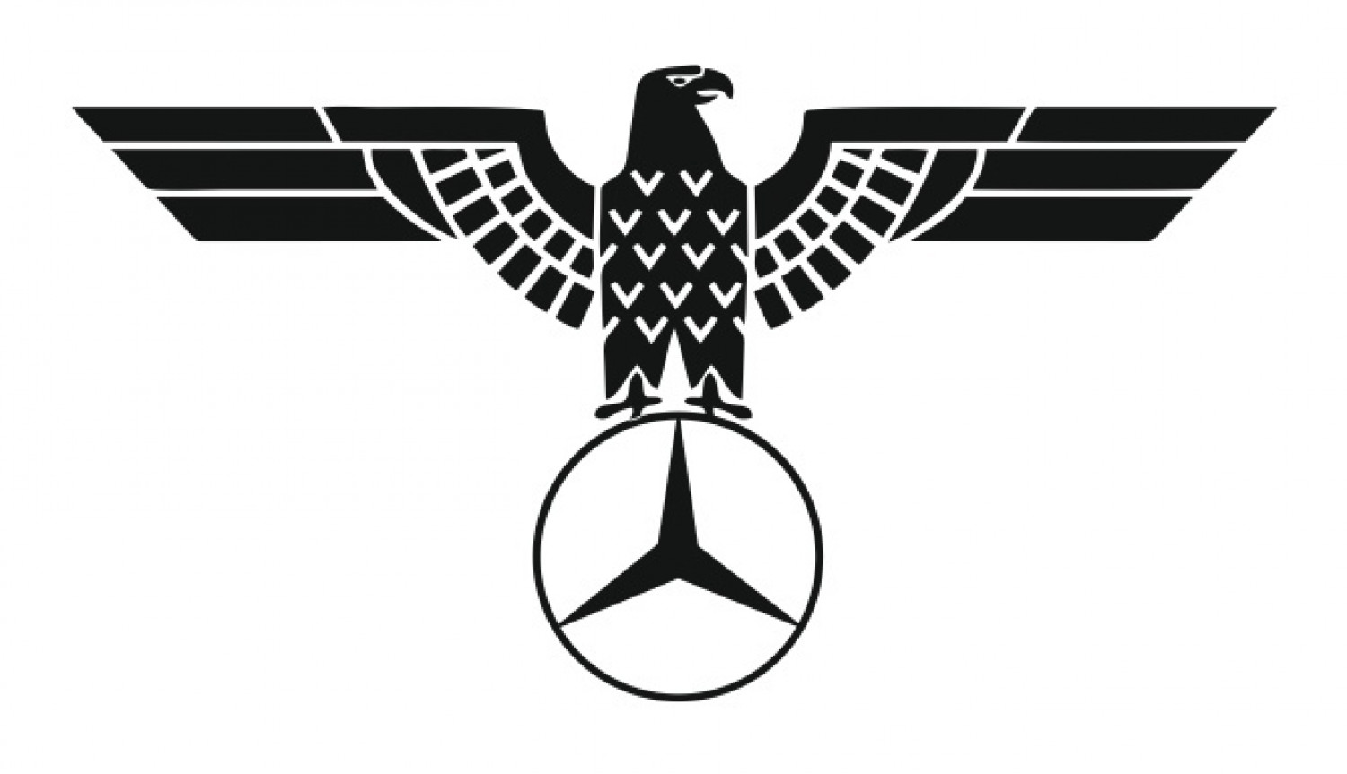 mercedes в лапах орла - zbs-sticker.by - Лучшие тематические стикеры для  вашего авто