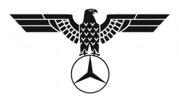 mercedes в лапах орла