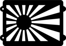Rising Sun Plate