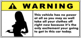 Warning No Power