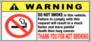 Warning No Smoking