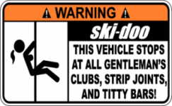 Warning Ski-doo