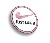 just lick it