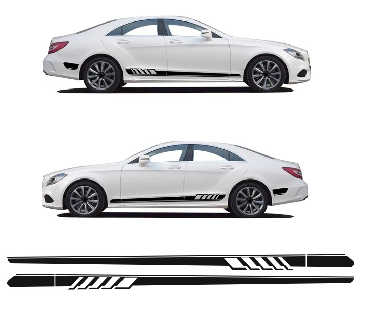 полосы на mercedes amg