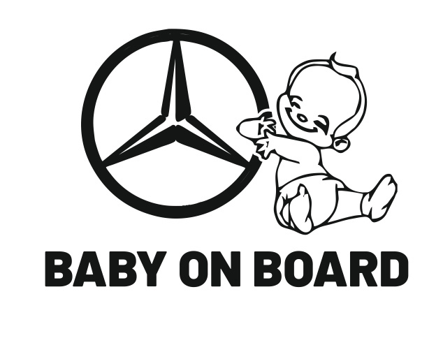 baby on board mercedes