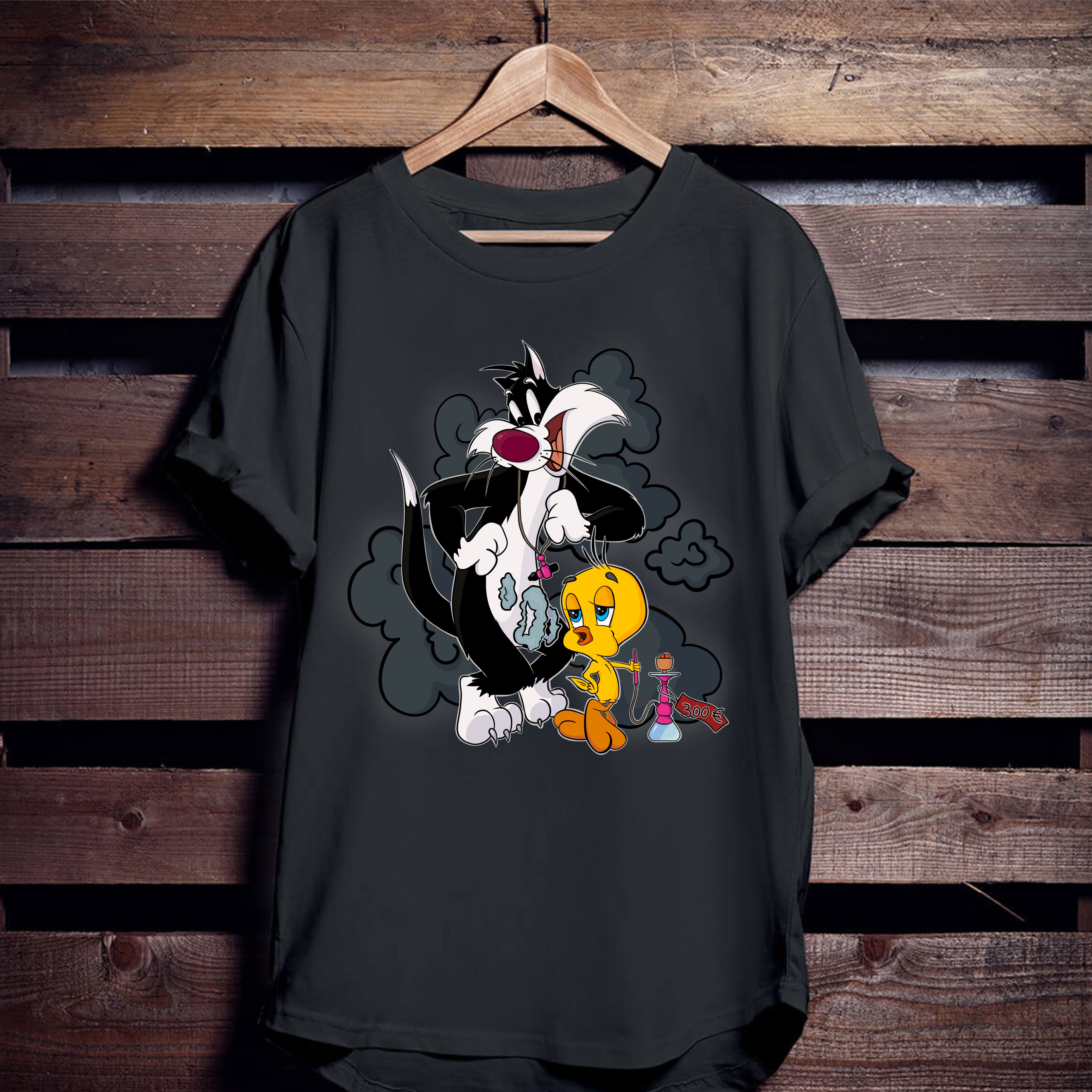 Майка, looney tunes (hookah)
