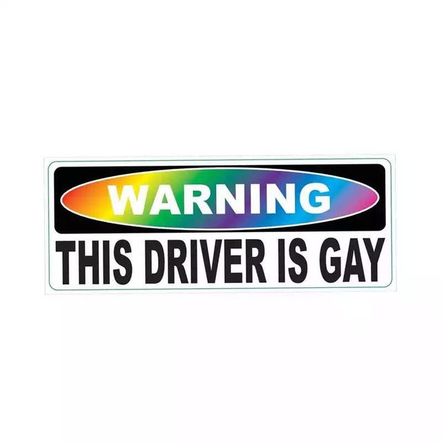 warning! this driver is gay