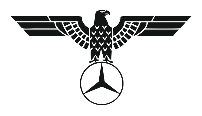 mercedes в лапах орла