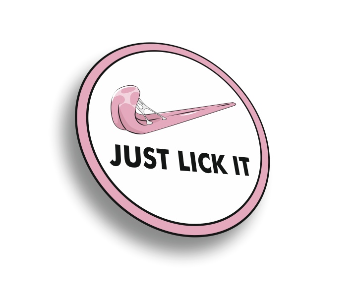 just lick it