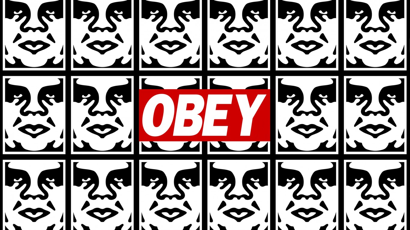 StickerBomb OBEY