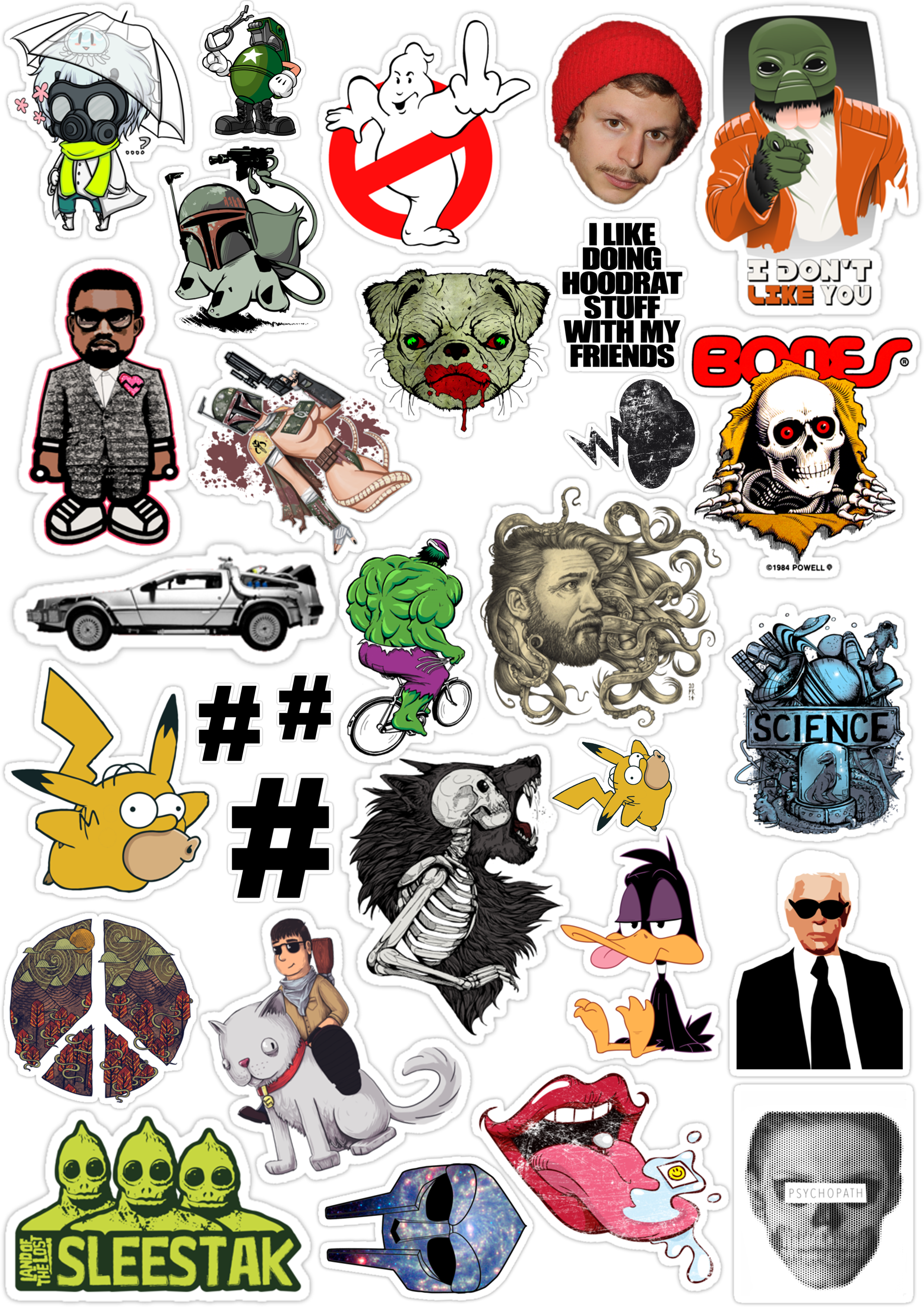 Sticker List №34