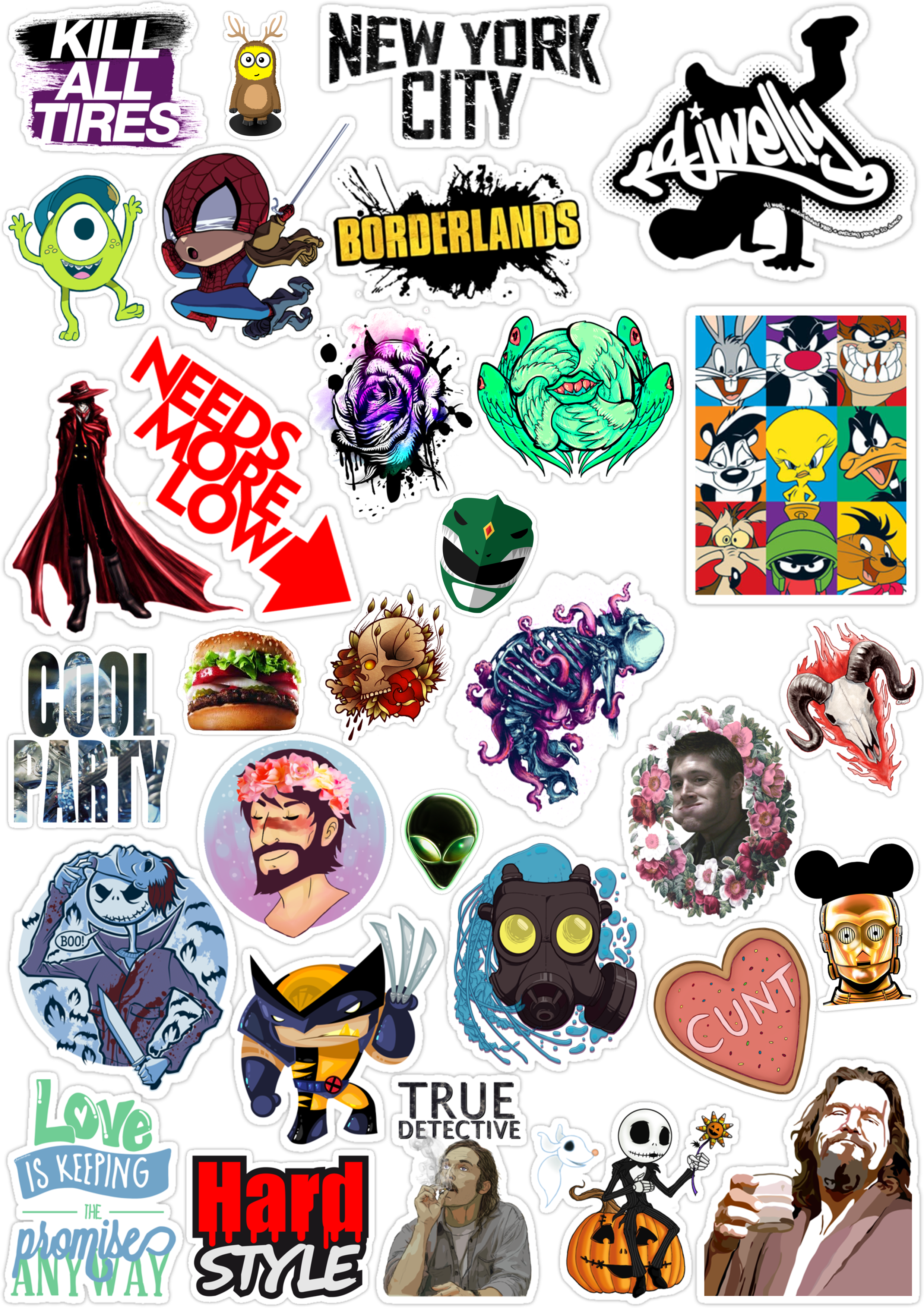 Sticker List №38