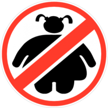 No Fat Chicks знак