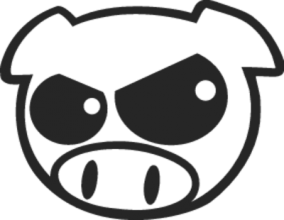 Subaru Pig Angry (Зеркальная)