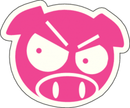 Subaru Pig Angry-2 (Зеркальная)