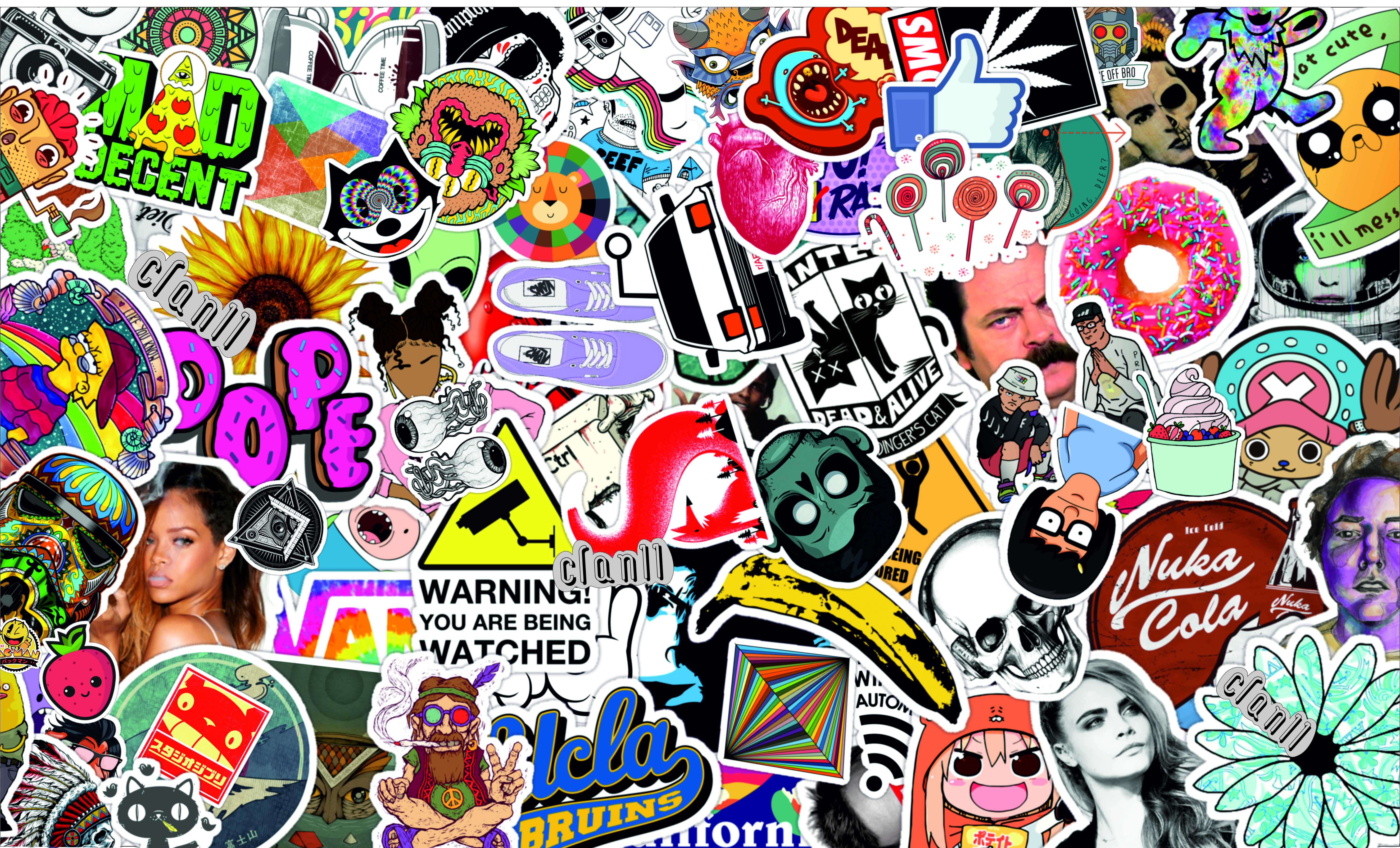 StickerBomb banana