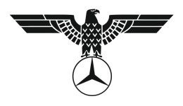 mercedes в лапах орла