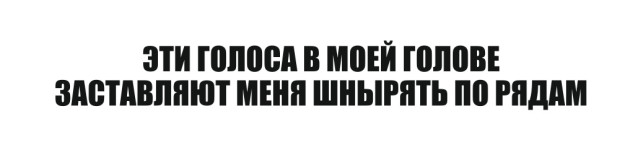 эти голоса в моей голове